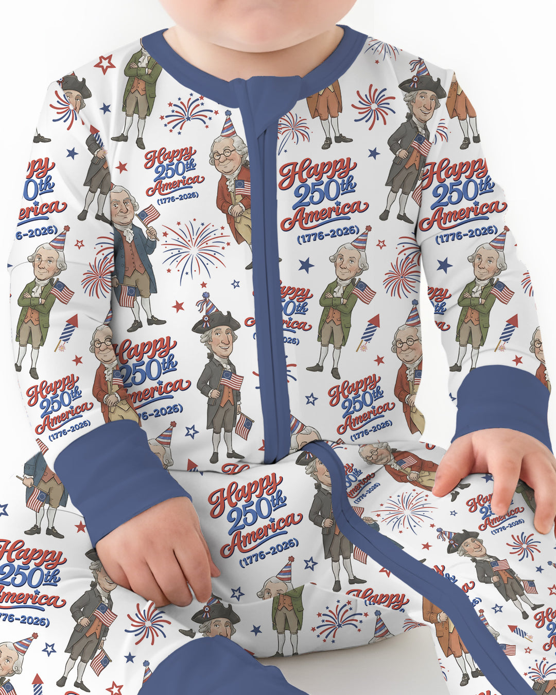 Party Like It's 1776 Family Matching Bamboo Convertible Zippy