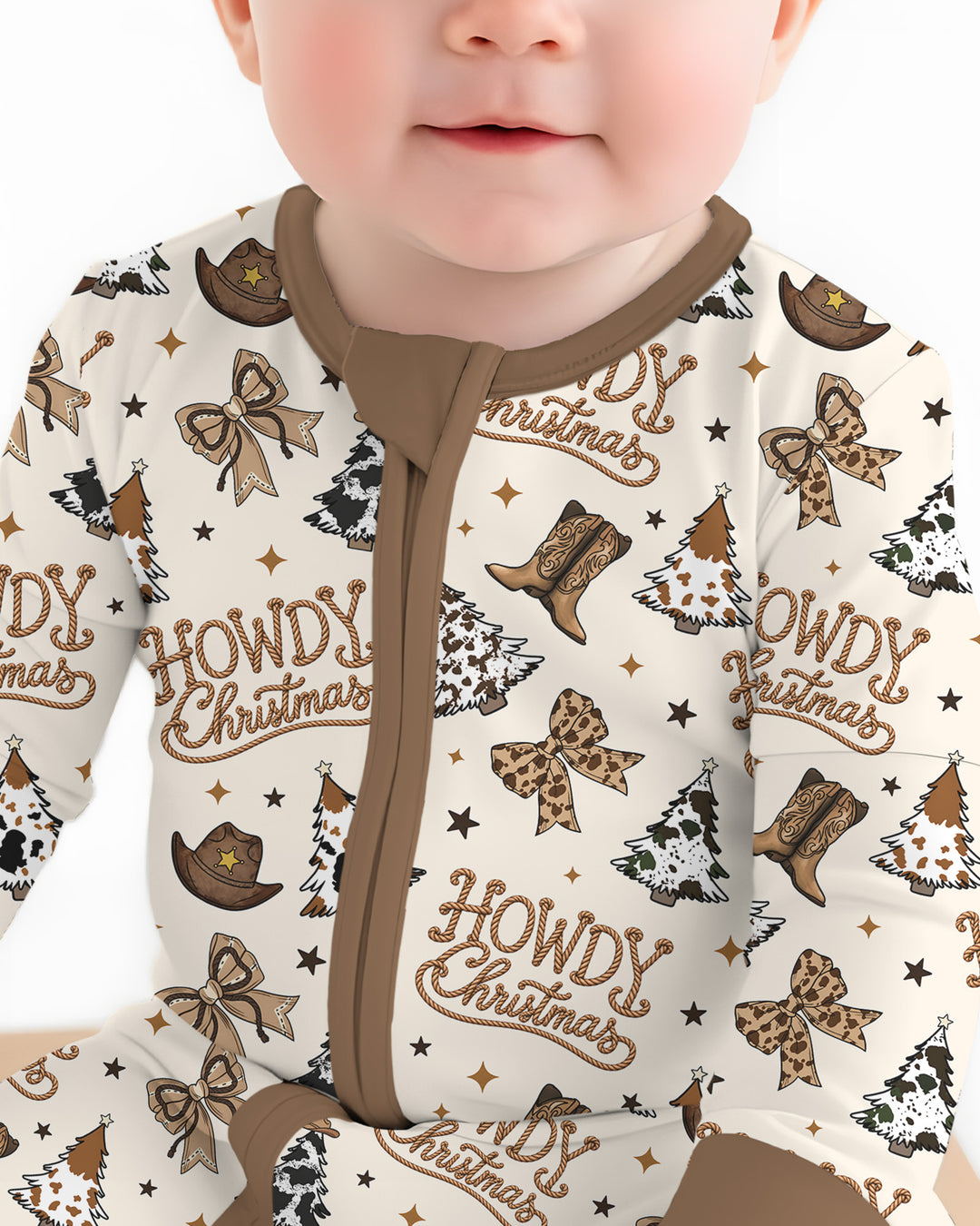 Coquette Western Howdy Christmas Bamboo Convertible Zippy