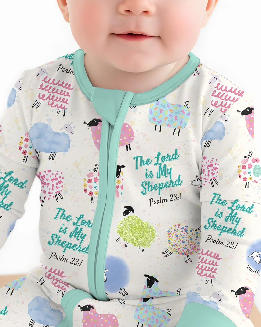 The Lord Is My Shepherd Psalm 23 Bamboo Convertible Zippy
