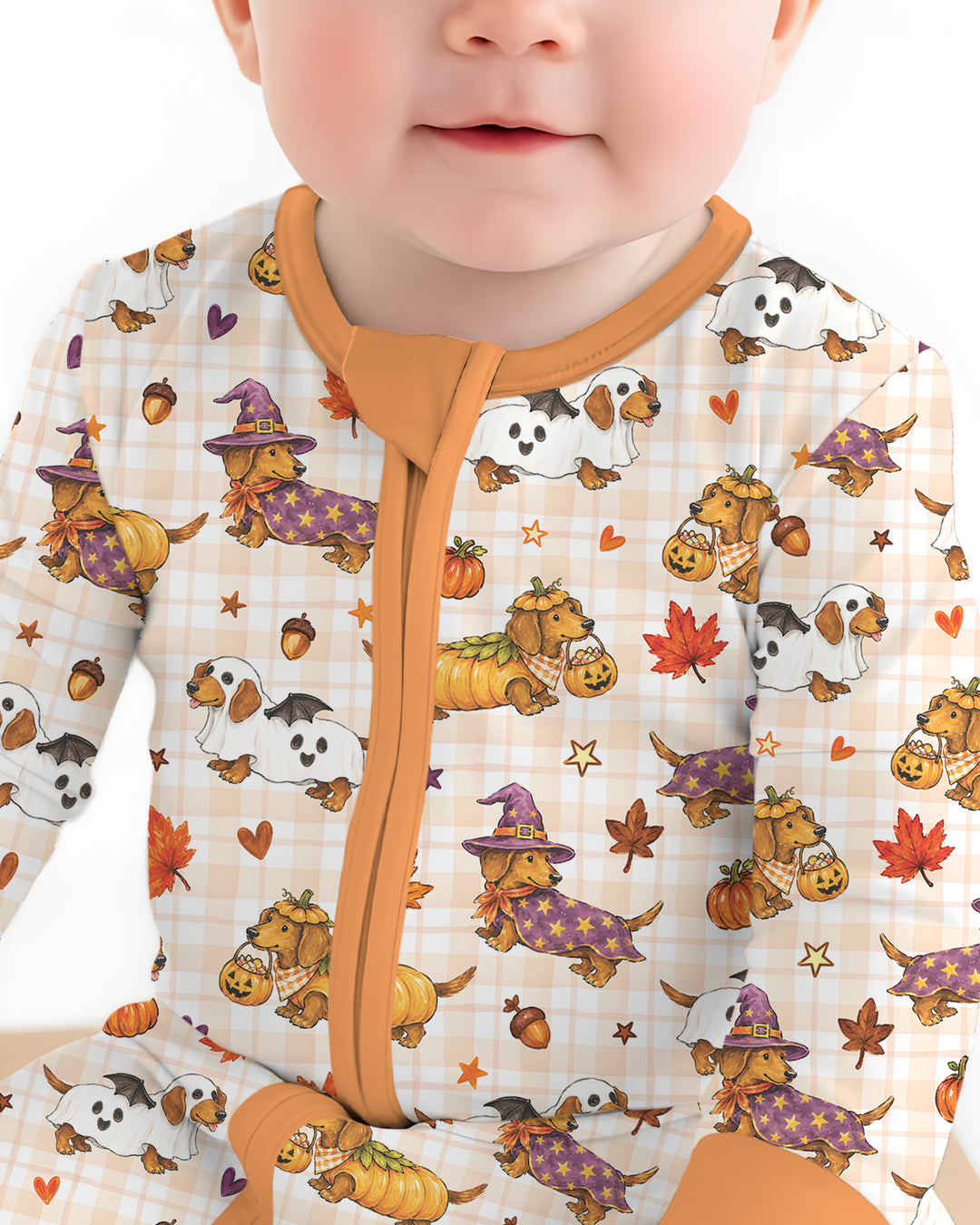 Spooky Dachshund Bamboo Convertible Zippy