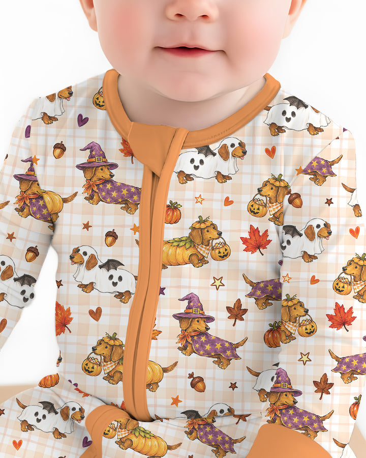 Spooky Dachshund Bamboo Convertible Zippy