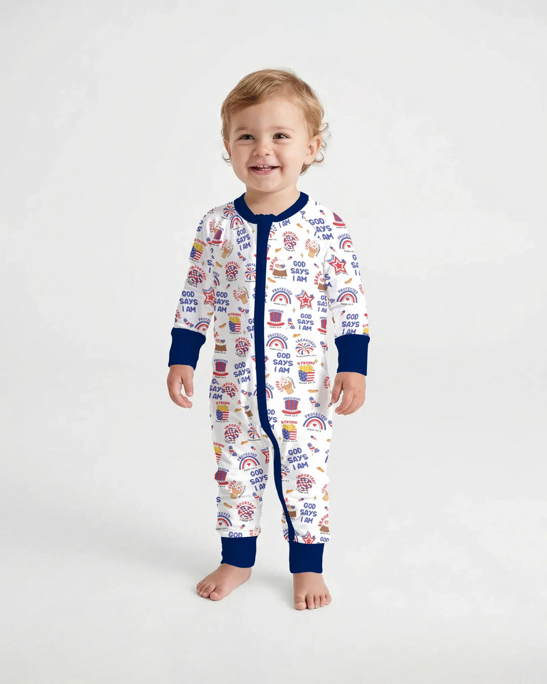 God Says I Am - America 250th Anniversary Bamboo Convertible Zippy