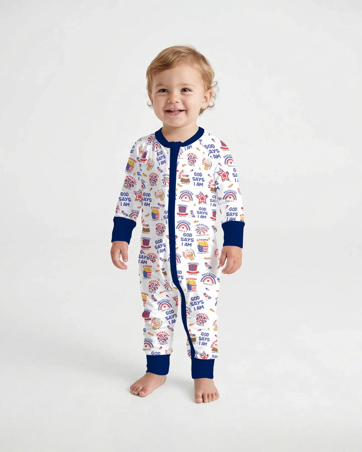 God Says I Am - America 250th Anniversary Bamboo Convertible Zippy