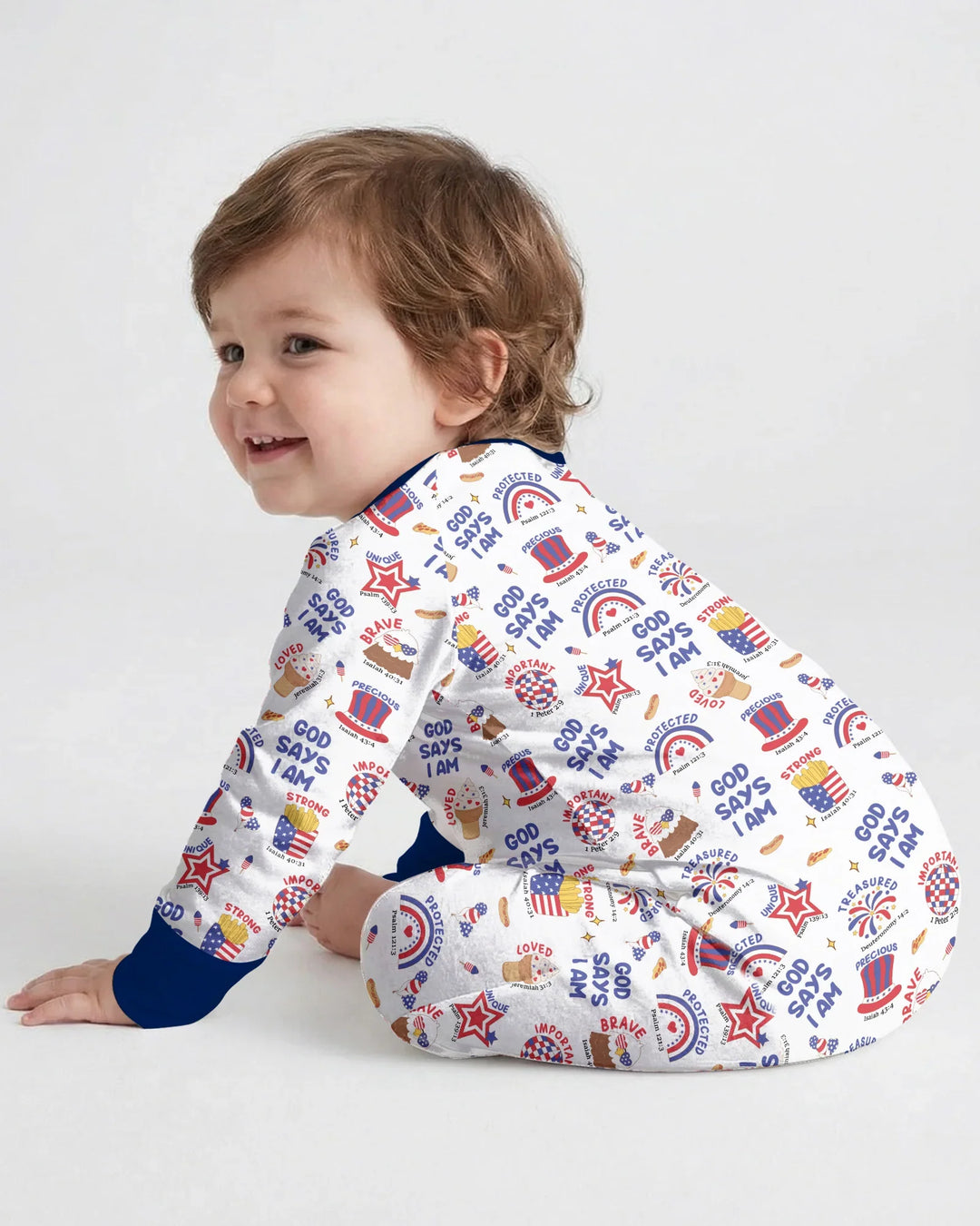 God Says I Am - America 250th Anniversary Bamboo Convertible Zippy