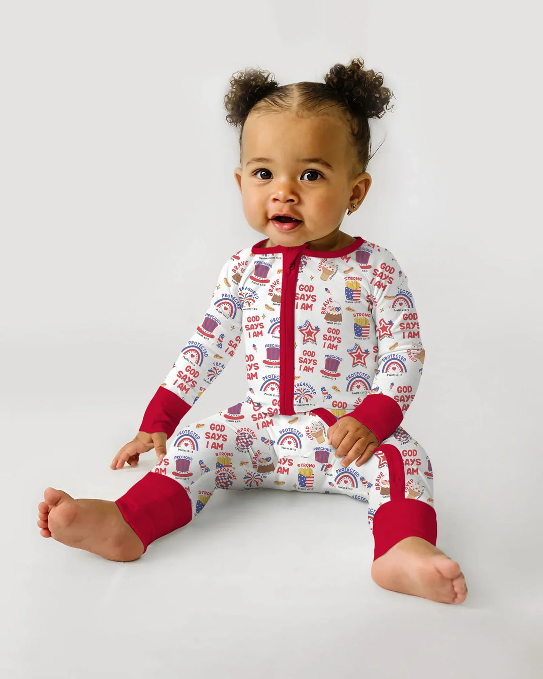 God Says I Am - America 250th Anniversary Bamboo Convertible Zippy