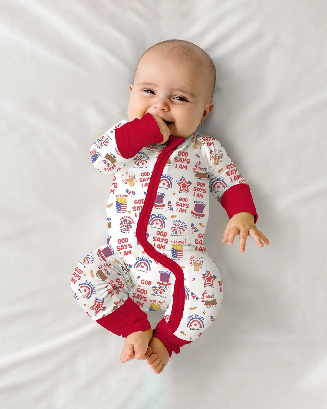God Says I Am - America 250th Anniversary Bamboo Convertible Zippy