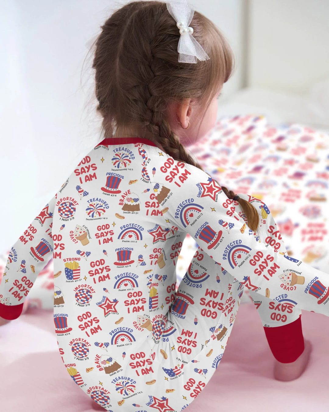 God Says I Am - America 250th Anniversary Bamboo Convertible Zippy