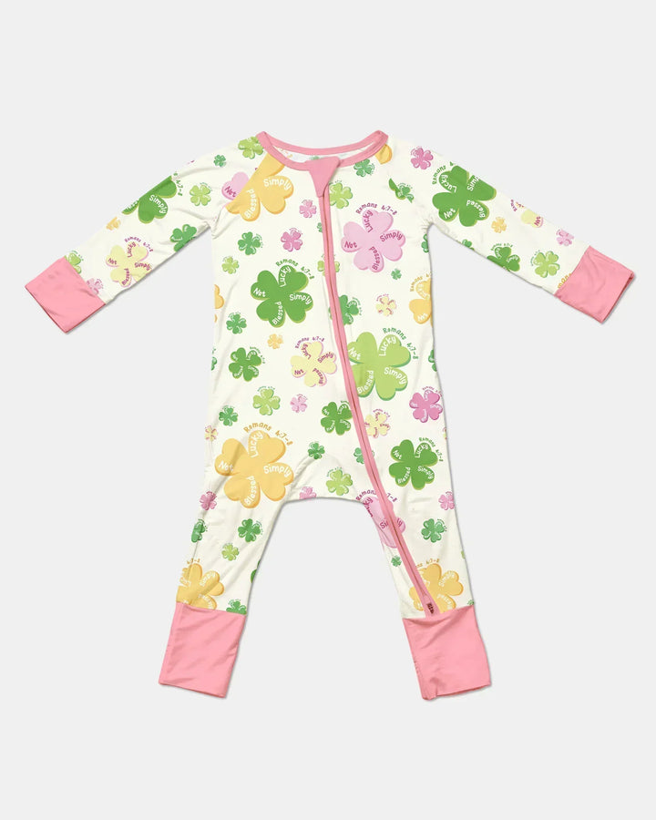 Shamrocks Print St. Patrick's Day Bamboo Convertible Zippy