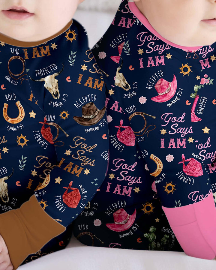 God Says I Am Western Faith Bamboo Convertible Zippy