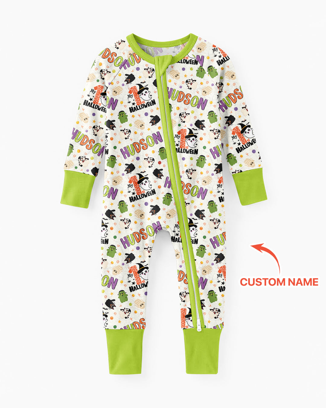 Personalized My First Halloween  Bamboo Convertible Zippy
