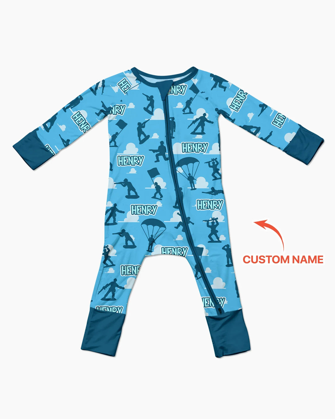 Army Men Memorial Day Bamboo Convertible Zippy