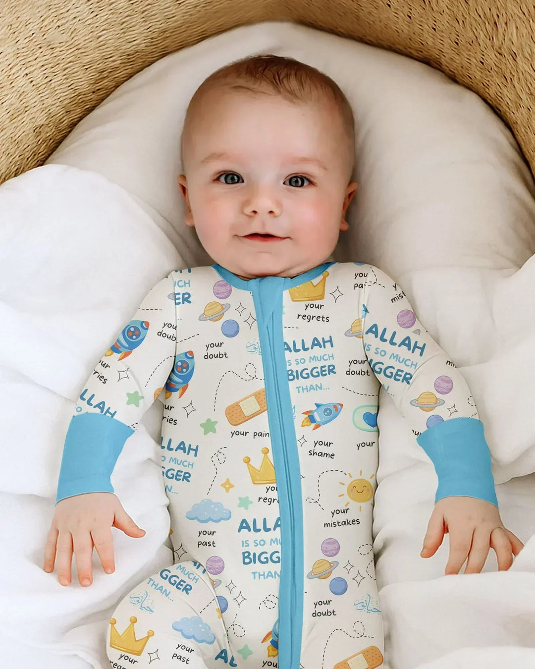 "Allah Is So Much Bigger Than..." Family Matching Bamboo Convertible Zippy