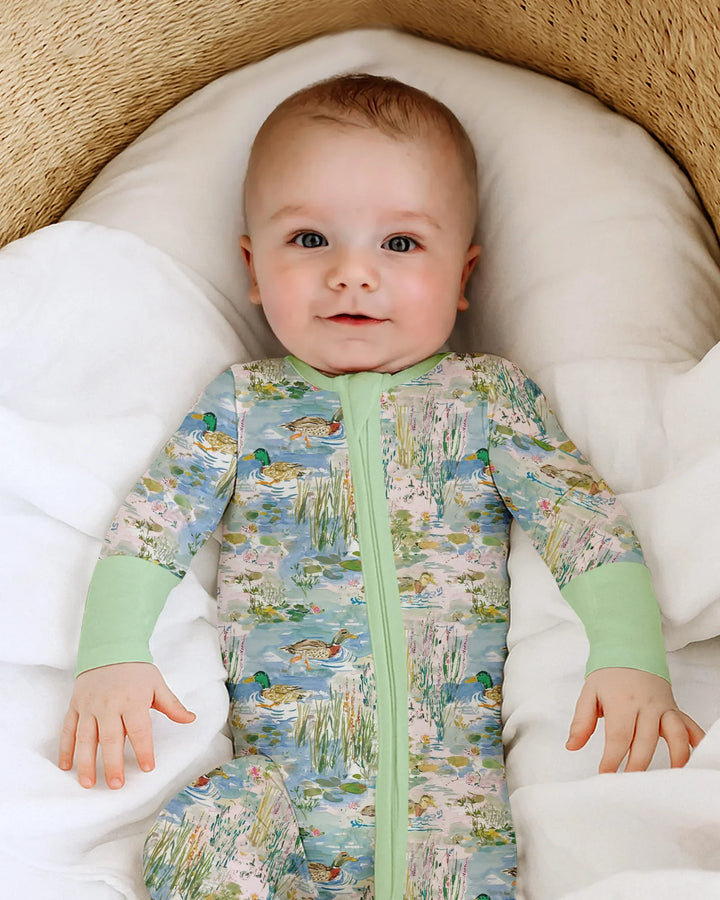 Watercolor Mallard Duck Bamboo Convertible Zippy