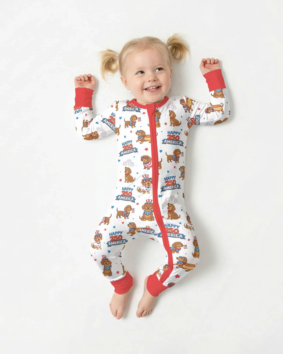 Red, White & Wiener Bamboo Convertible Zippy