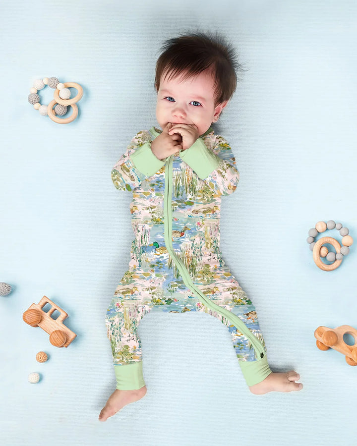 Watercolor Mallard Duck Bamboo Convertible Zippy