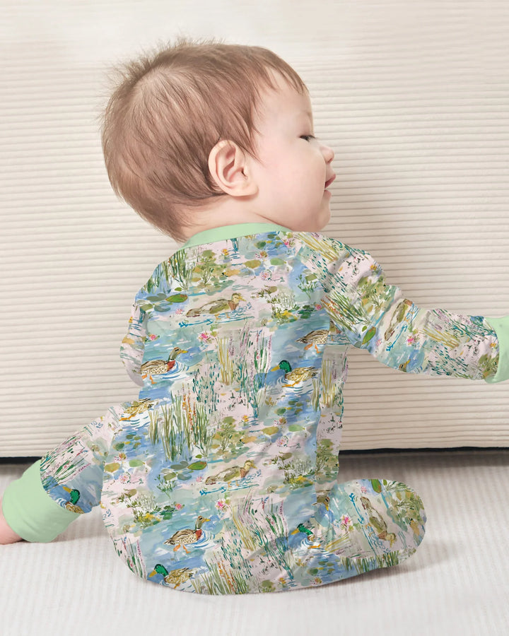 Watercolor Mallard Duck Bamboo Convertible Zippy