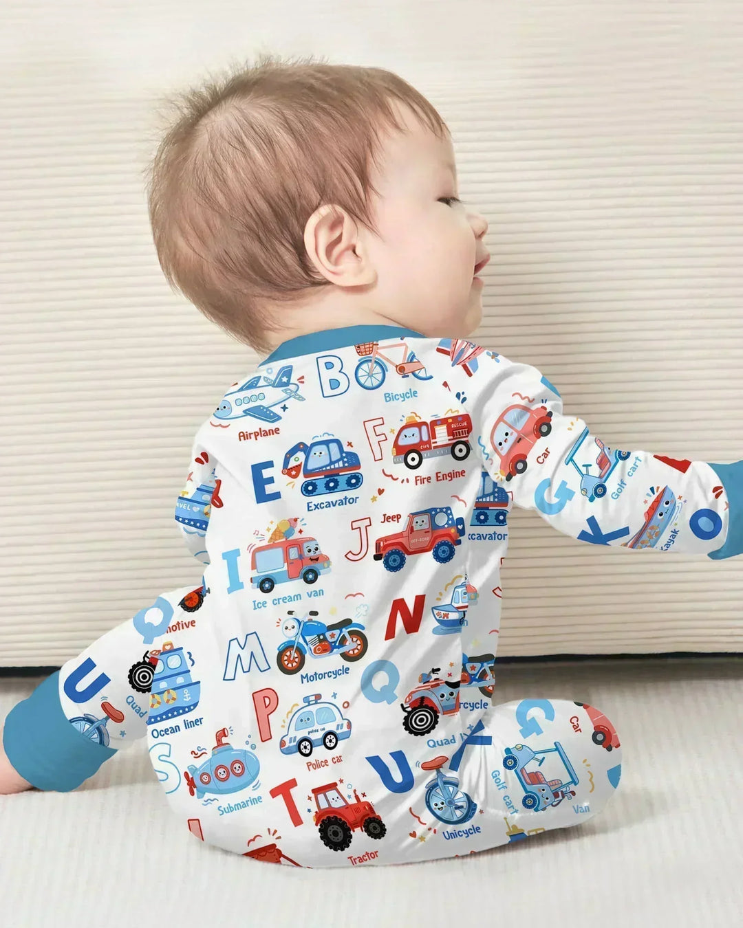 Patriotic Construction Bamboo Convertible Zippy
