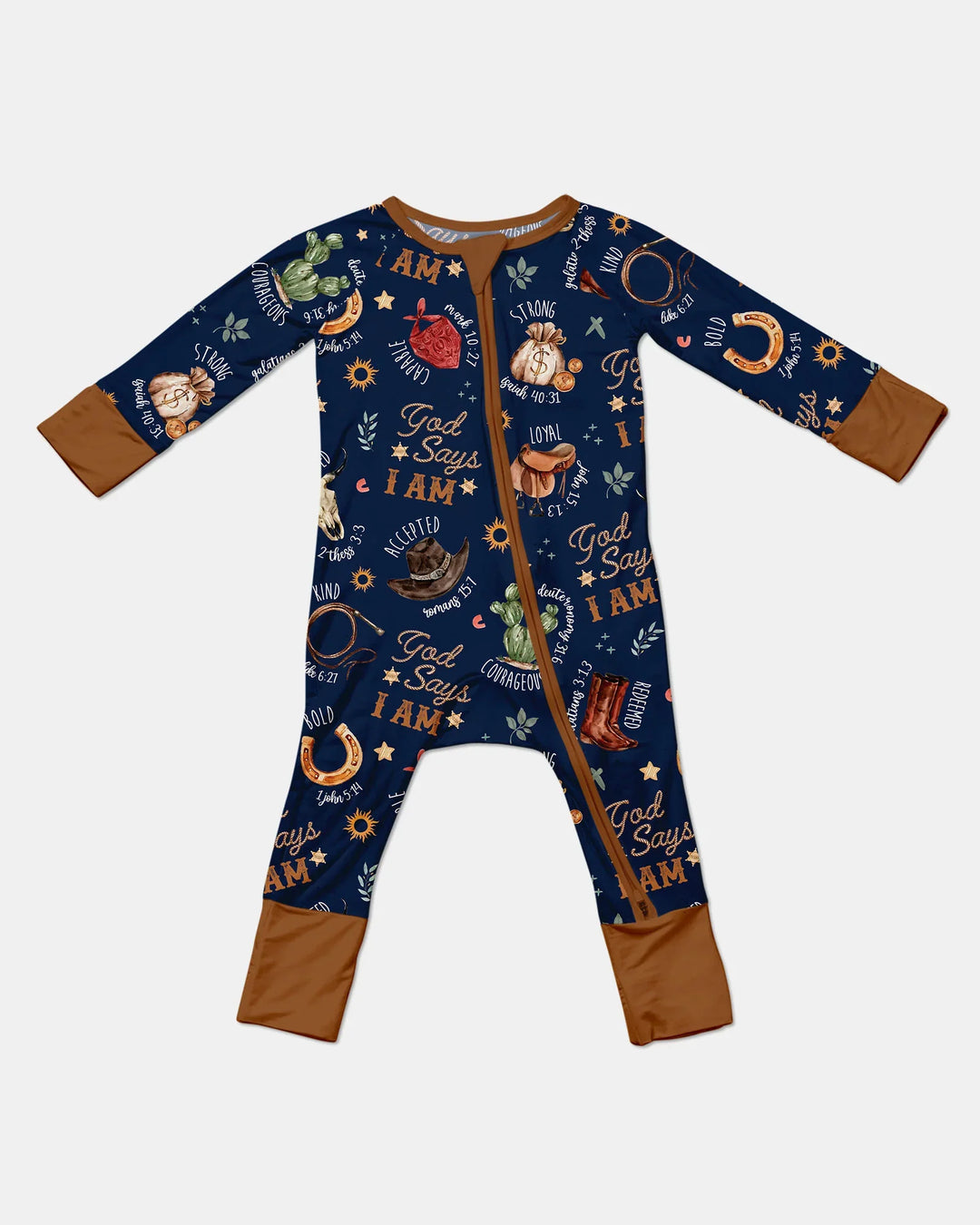 God Says I Am Western Faith Bamboo Convertible Zippy
