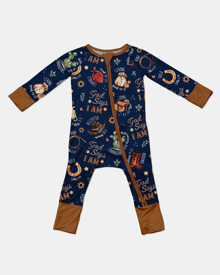 God Says I Am Western Faith Bamboo Convertible Zippy