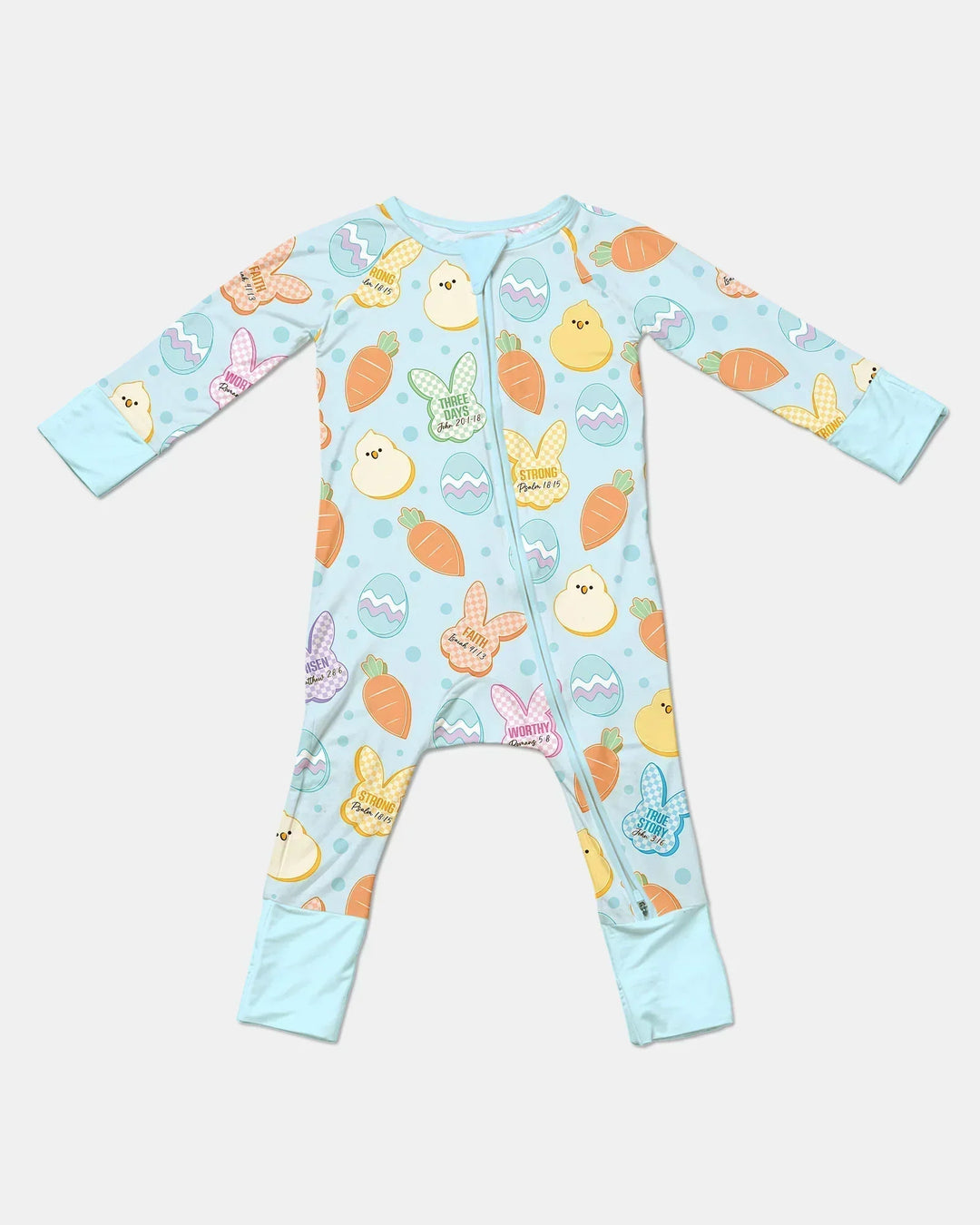 Easter Christian Bunny Bamboo Convertible Zippy