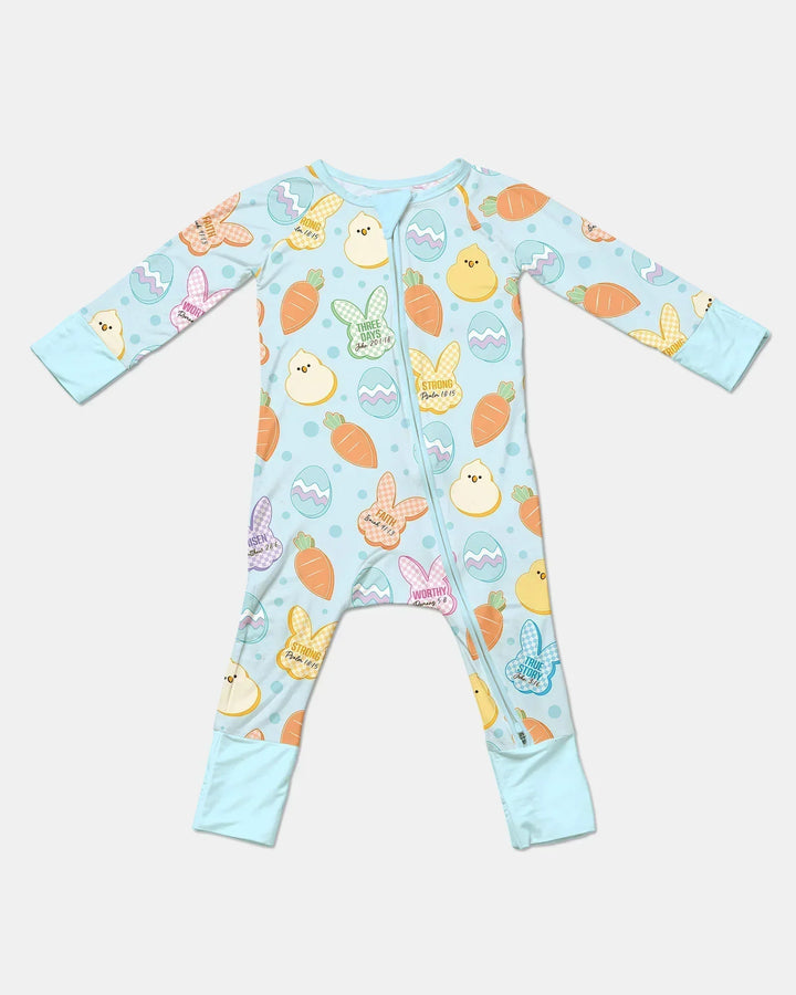 Easter Christian Bunny Bamboo Convertible Zippy