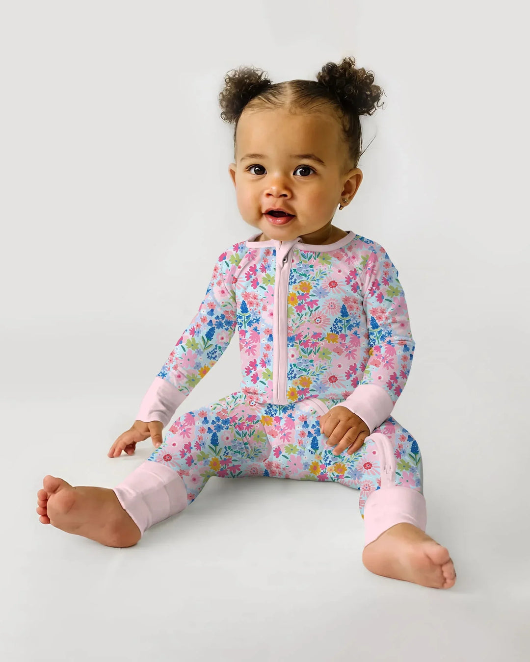 Little Flower Garden Matching Bamboo Convertible Zippy
