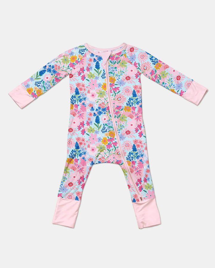 Little Flower Garden Matching Bamboo Convertible Zippy
