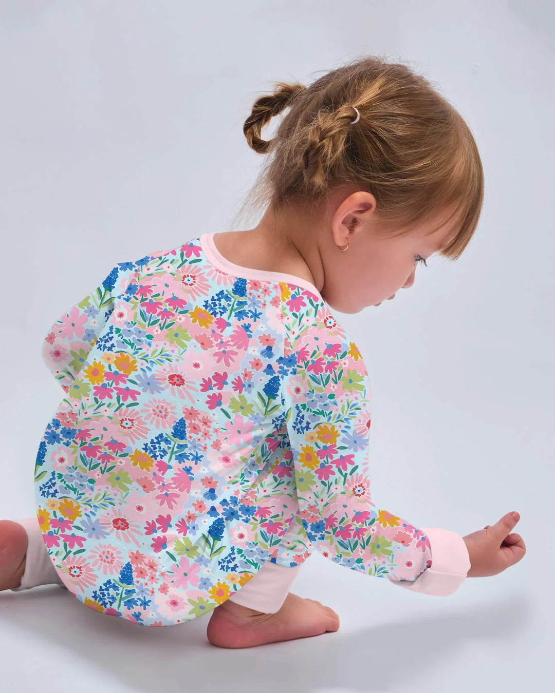 Little Flower Garden Matching Bamboo Convertible Zippy