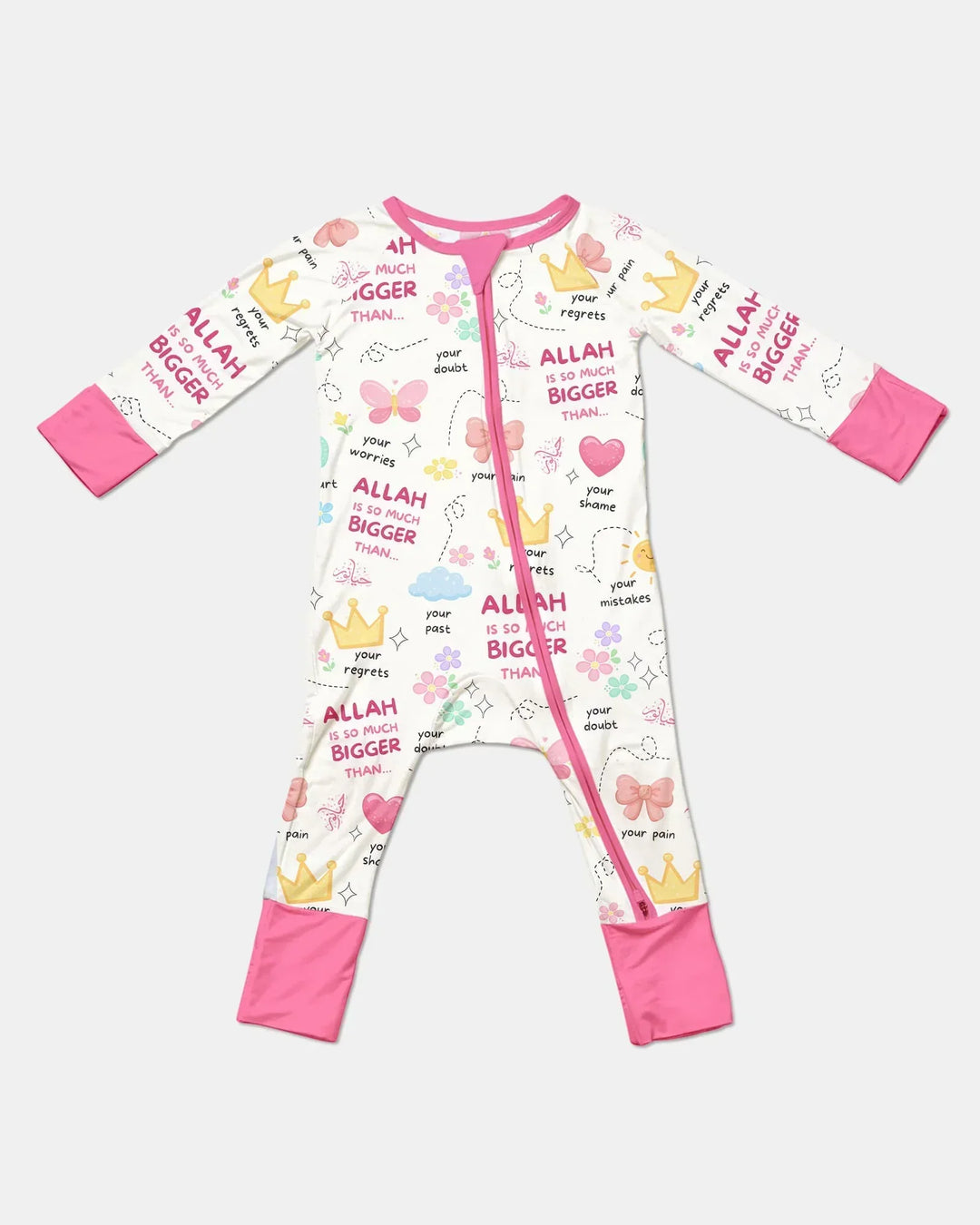 "Allah Is So Much Bigger Than..." Family Matching Bamboo Convertible Zippy