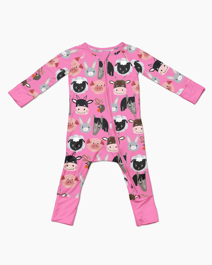 Farm Friends Family Matching Bamboo Convertible Zippy