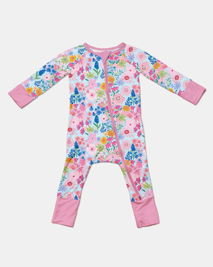 Little Flower Garden Matching Bamboo Convertible Zippy