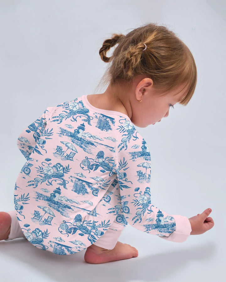 Summer Toile Bamboo Convertible Zippy