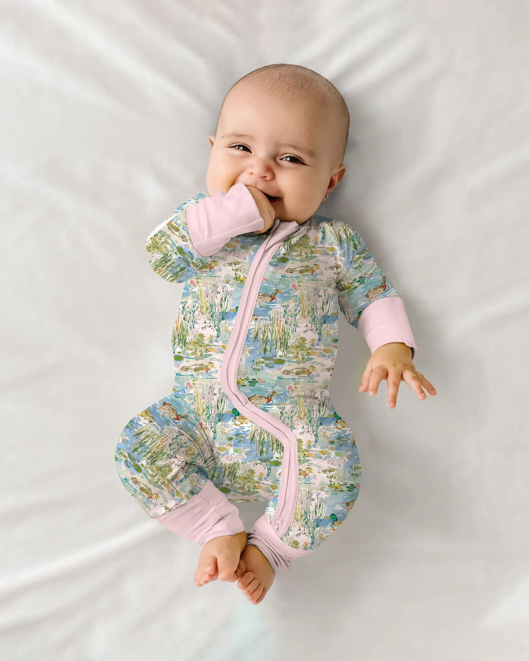 Watercolor Mallard Duck Bamboo Convertible Zippy