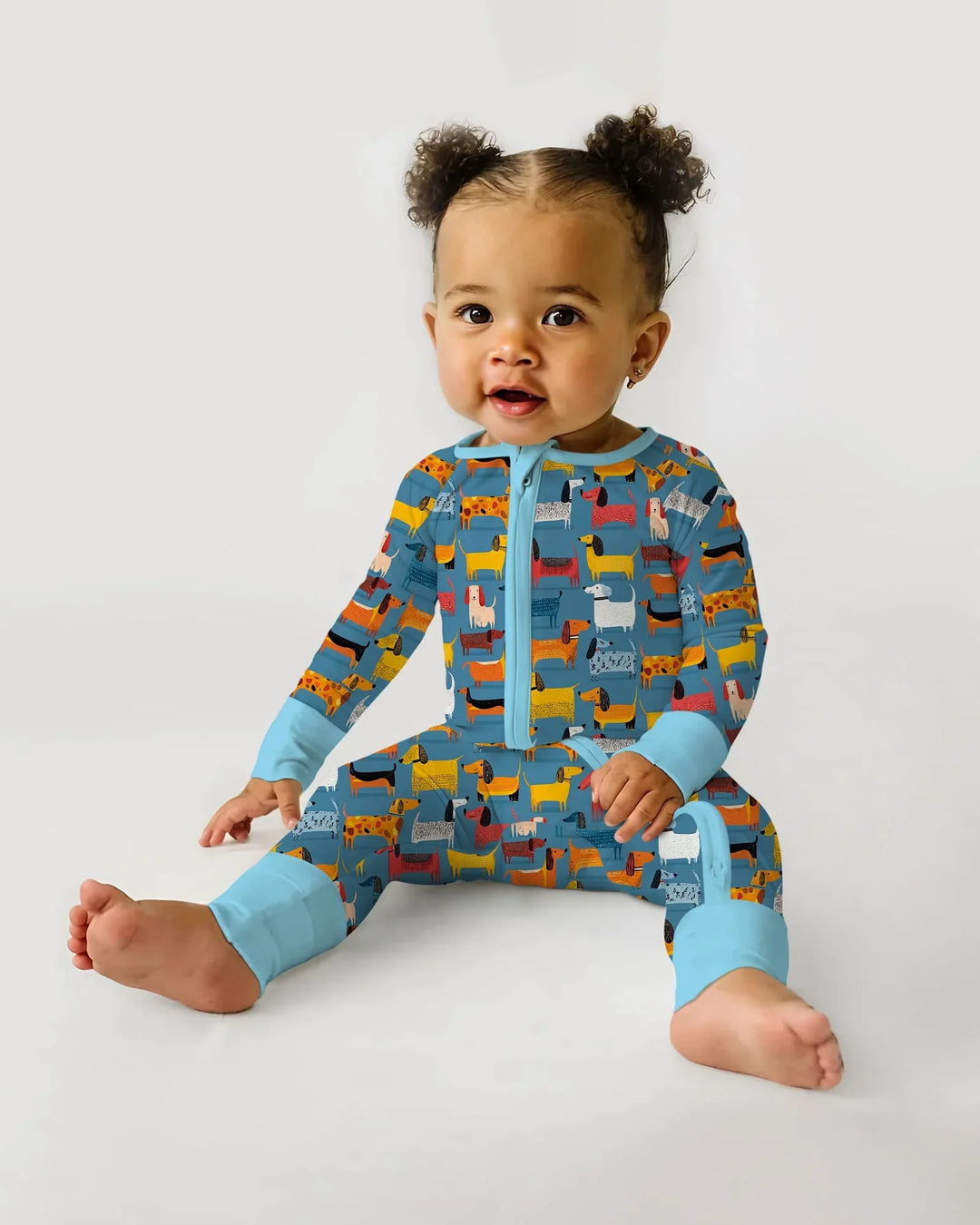 Whimsical Dachshund  Bamboo Convertible Zippy