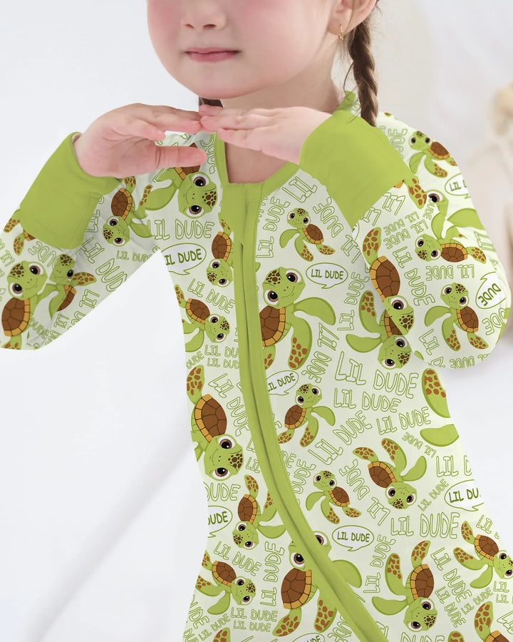 Father and Son Turtle Bamboo Convertible Zippy