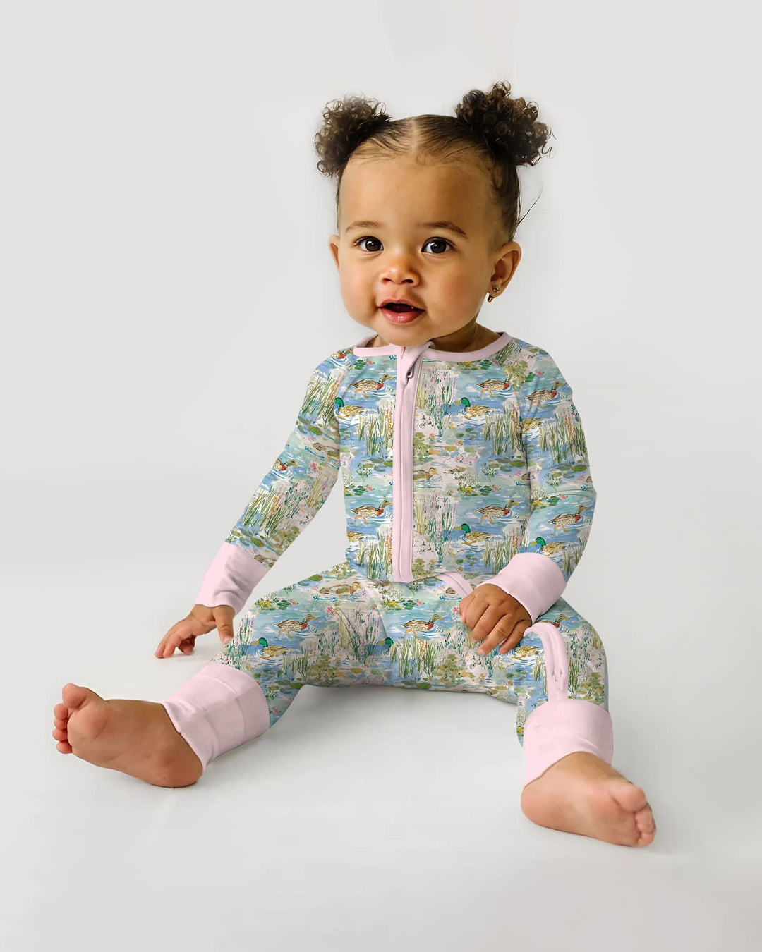 Watercolor Mallard Duck Bamboo Convertible Zippy