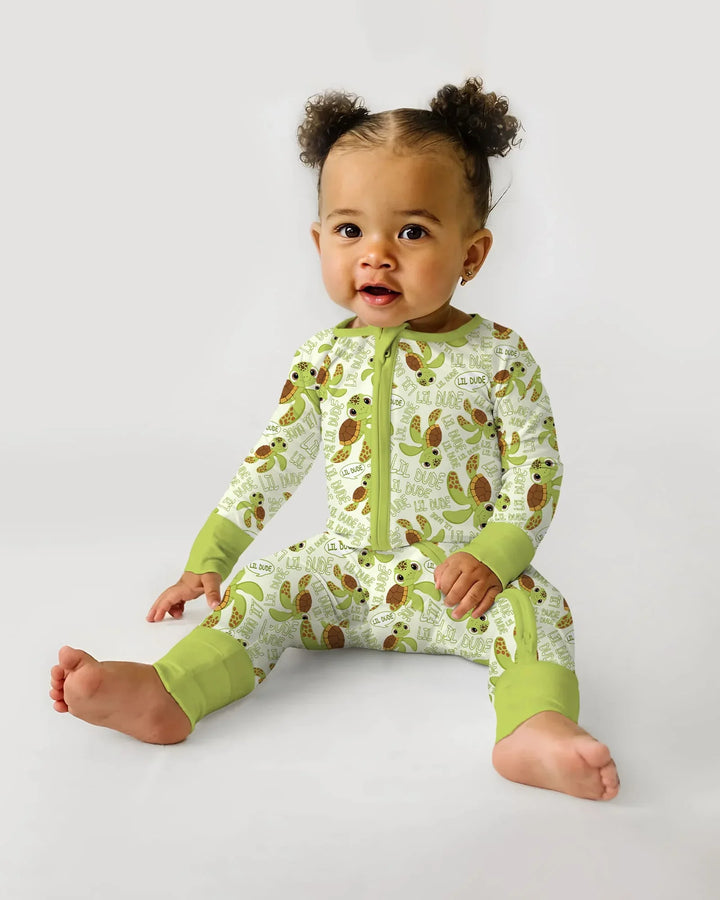 Father and Son Turtle Bamboo Convertible Zippy