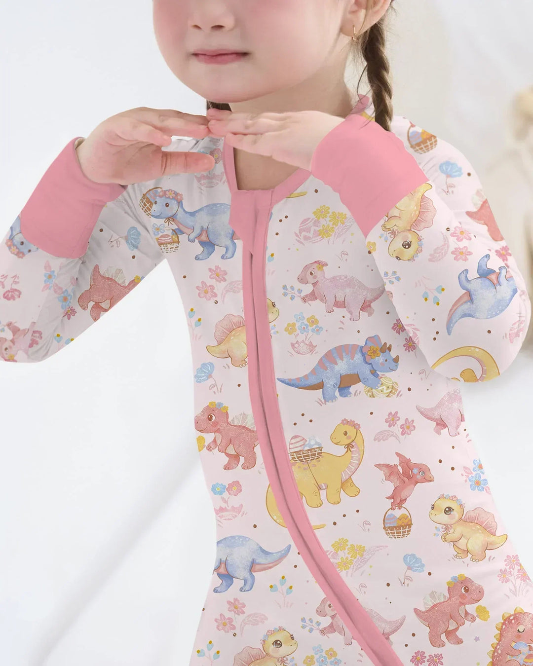 Dino Easter Bamboo Convertible Zippy