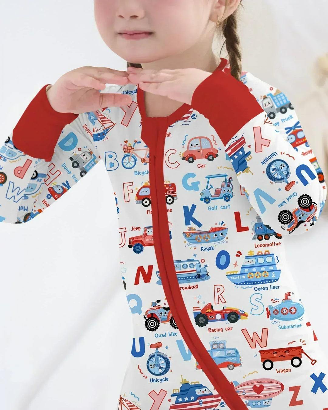 Patriotic Construction Bamboo Convertible Zippy