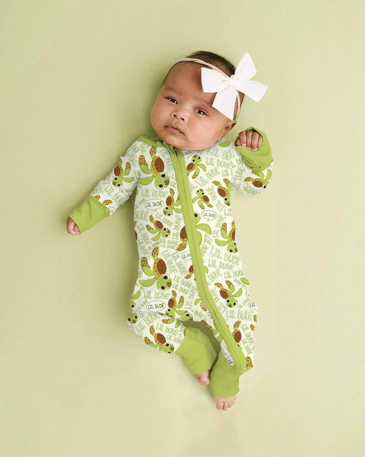 Father and Son Turtle Bamboo Convertible Zippy
