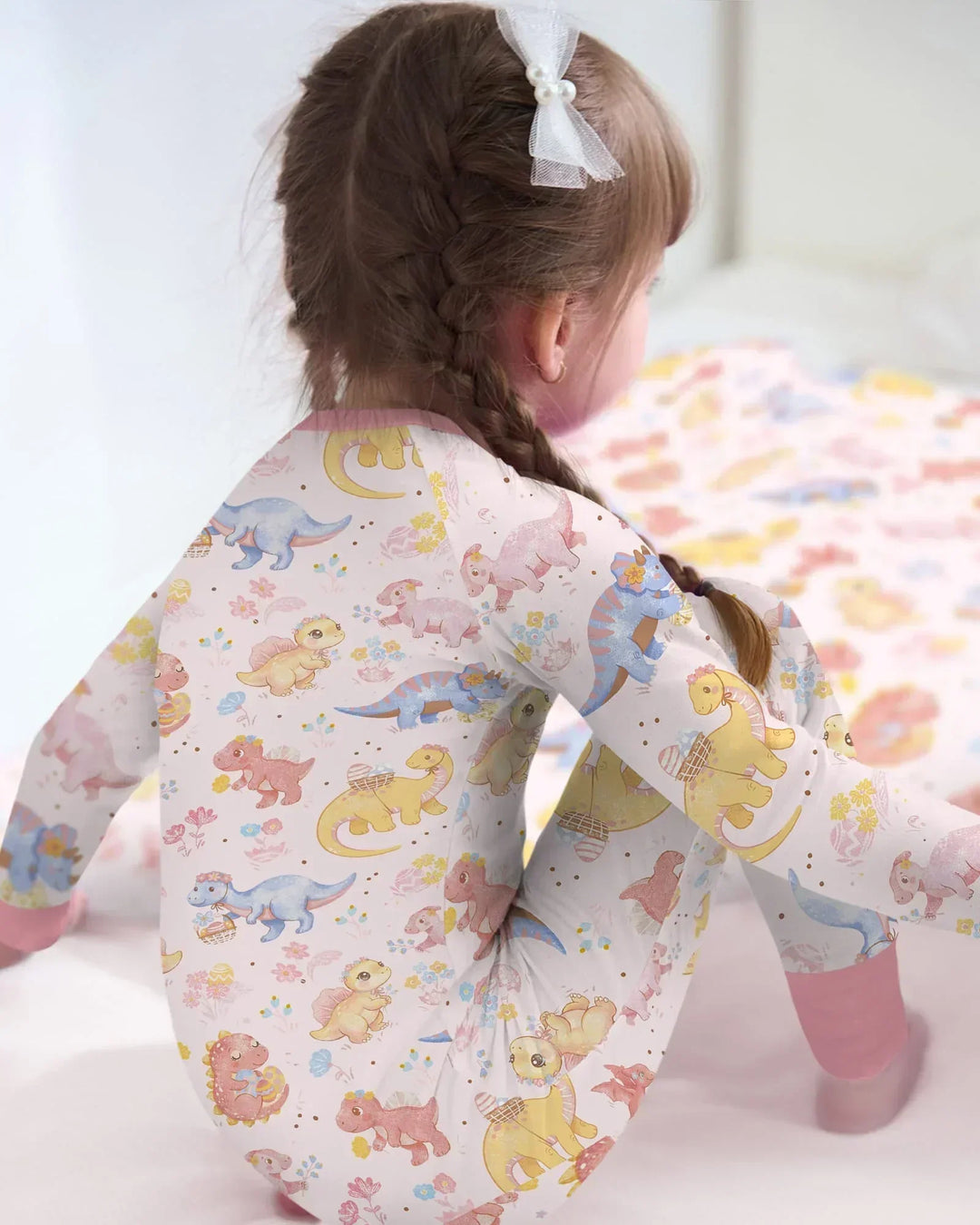 Dino Easter Bamboo Convertible Zippy