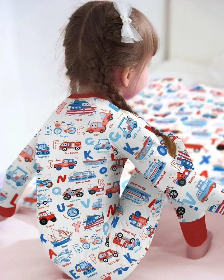Patriotic Construction Bamboo Convertible Zippy