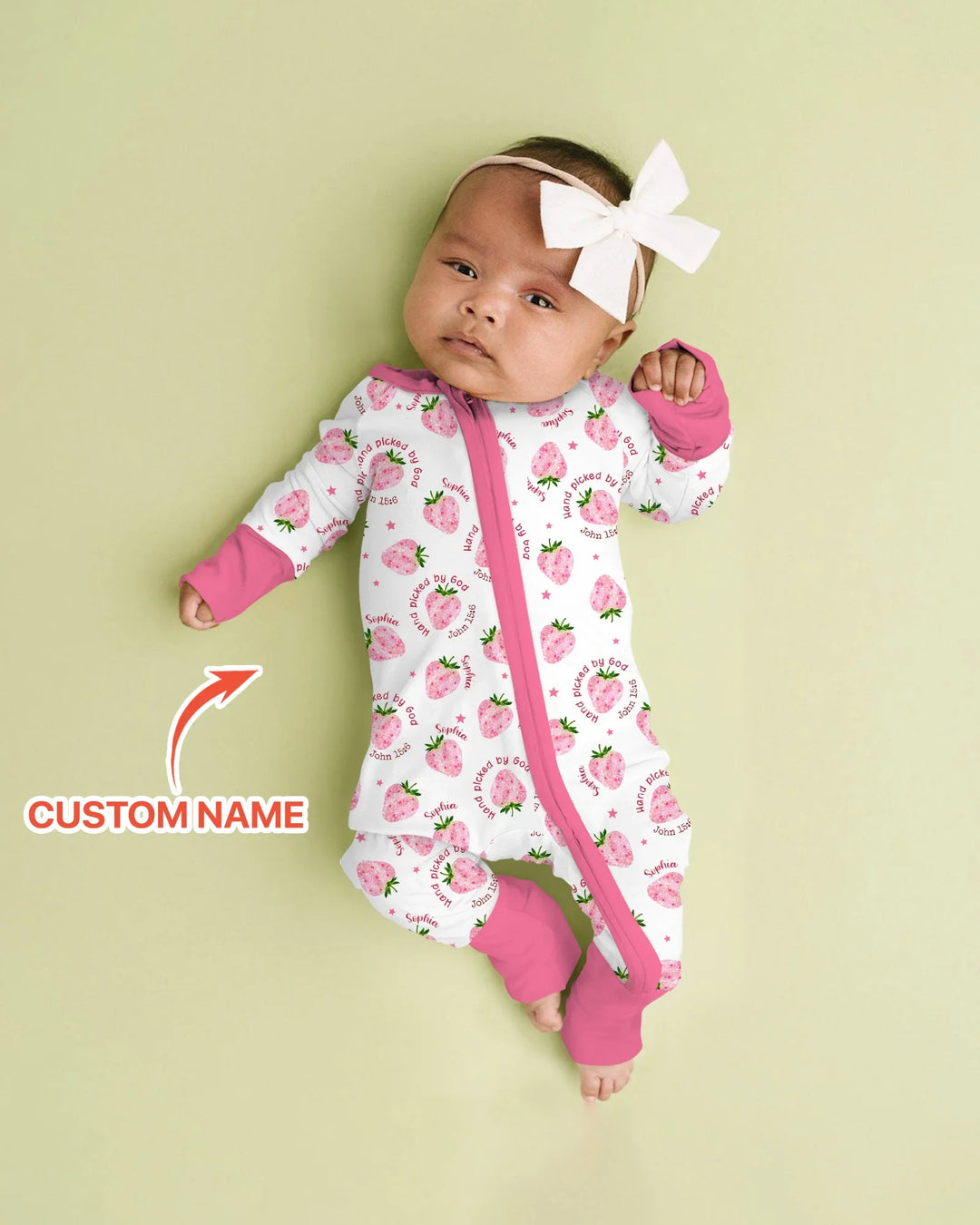 Hand Picked By God Custom Name Bamboo Convertible Zippy