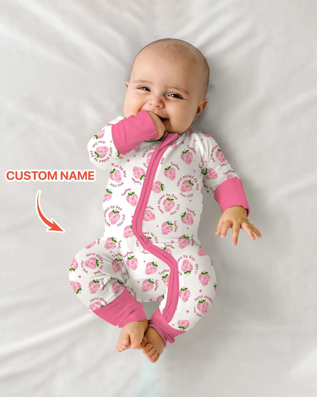 Hand Picked By God Custom Name Bamboo Convertible Zippy