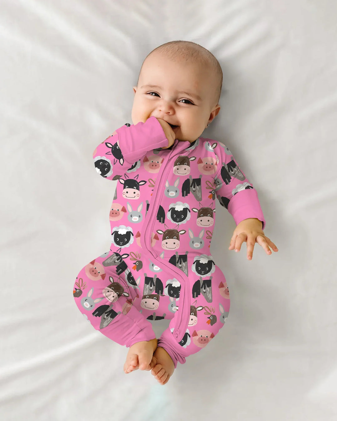 Farm Friends Family Matching Bamboo Convertible Zippy