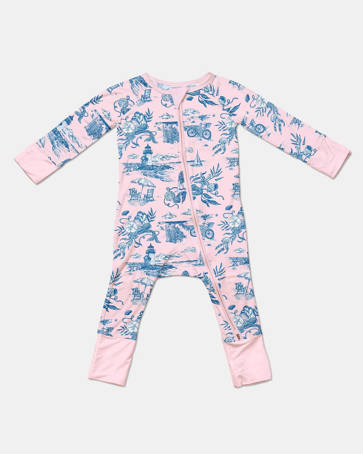 Summer Toile Bamboo Convertible Zippy