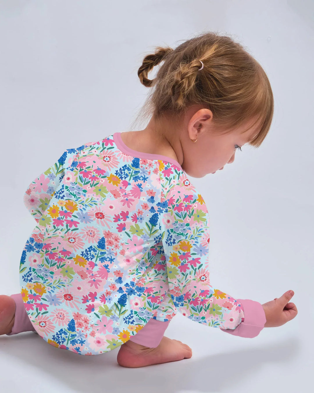 Little Flower Garden Matching Bamboo Convertible Zippy