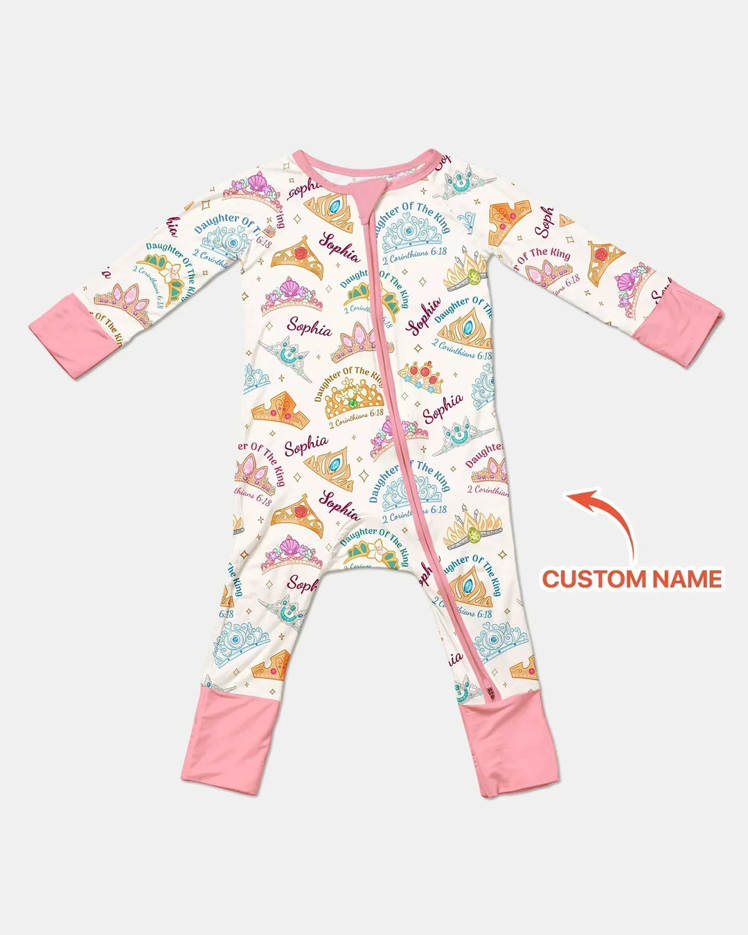 Daughter Of The King Custom Name Bamboo Convertible Zippy