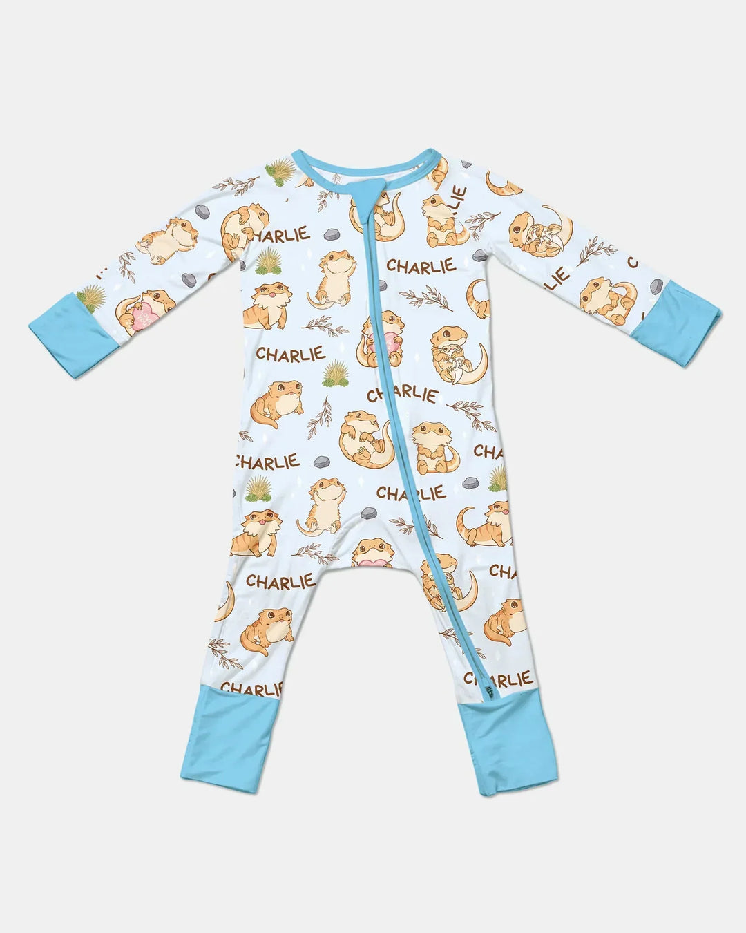 Custom Name Clueless Beardie Bamboo Convertible Zippy