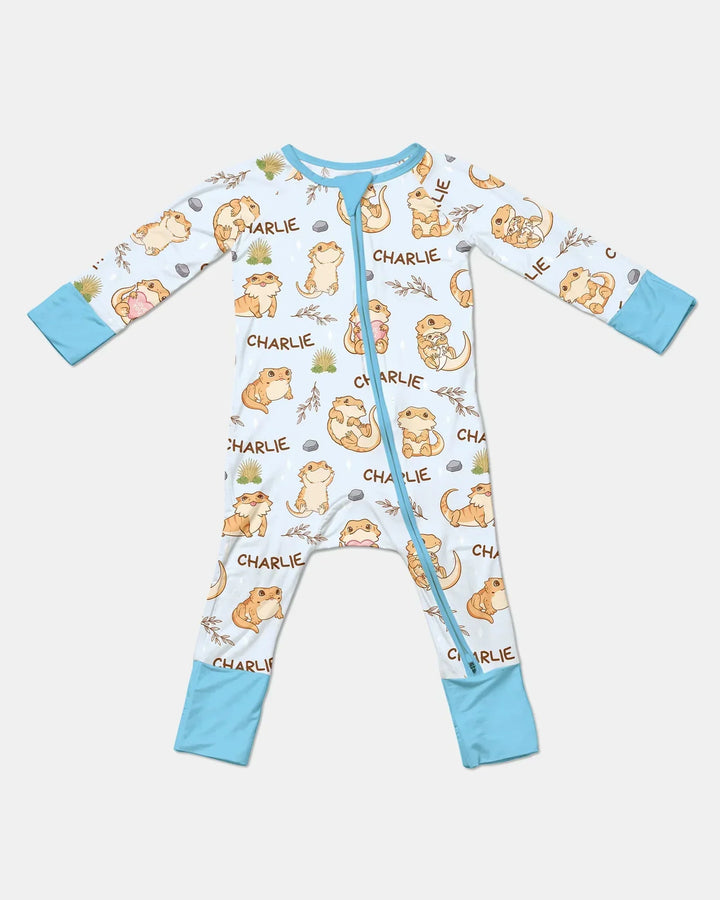 Custom Name Clueless Beardie Bamboo Convertible Zippy